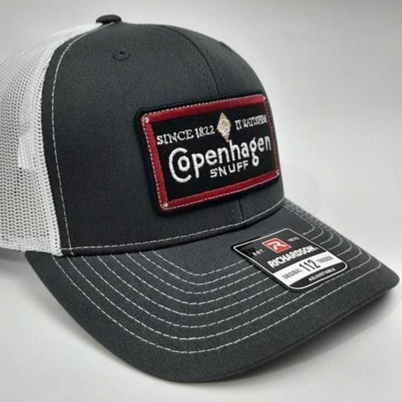 Copenhagen Richardson 112 Trucker Snuff Dip Tobacco Patch Cap Hat Mesh Chew 80s main image 4